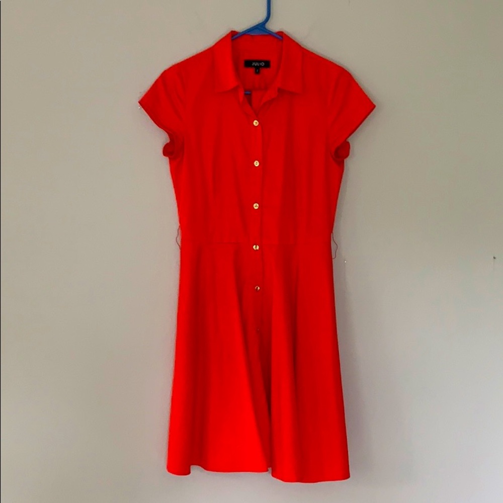 Julio button down shirt dress